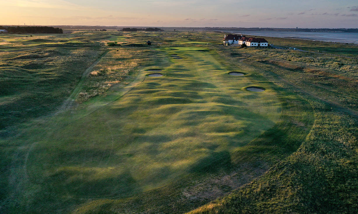 A view of the fairway on the 13th